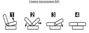 ЛАУРА ЛЮКС Диван Лаура Люкс БД+2подушки в Тавде - tavda.mebel24.online | фото 7