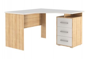 ЛАЙТ 2 Стол компьютерный угловой (1200) Дуб Сонома/Белый в Тавде - tavda.mebel24.online | фото