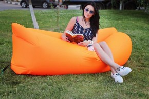 Лежак надувной Lamzac Airpuf Оранжевый в Тавде - tavda.mebel24.online | фото 2