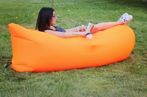 Лежак надувной Lamzac Airpuf Оранжевый в Тавде - tavda.mebel24.online | фото 3