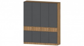 ЛЕНОРА Шкаф 4х створчатый (графит) в Тавде - tavda.mebel24.online | фото