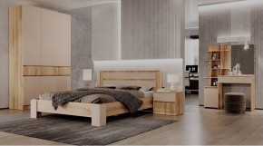 ЛЕНОРА Спальный гарнитур (модульный) кашемир в Тавде - tavda.mebel24.online | фото