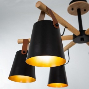 Люстра на штанге Arte Lamp Thomas A7032PL-6BK в Тавде - tavda.mebel24.online | фото 3