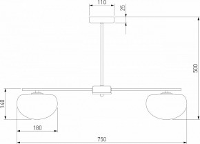 Люстра на штанге Eurosvet Like 30190/5 латунь в Тавде - tavda.mebel24.online | фото 4