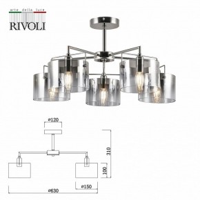 Люстра на штанге Rivoli Bolle Б0055611 в Тавде - tavda.mebel24.online | фото 4