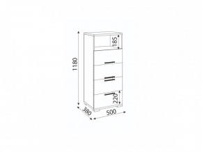 Мармарис (гостиная) М10 Комод малый в Тавде - tavda.mebel24.online | фото 2