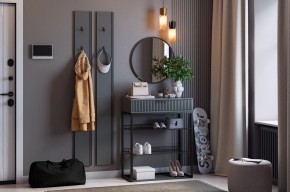 МЕБЕЛЬСОН К19 Прихожая (графит) в Тавде - tavda.mebel24.online | фото