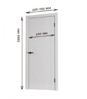 Межкомнатная дверь Bolivar Роялвуд белый (комплект) 600 в Тавде - tavda.mebel24.online | фото