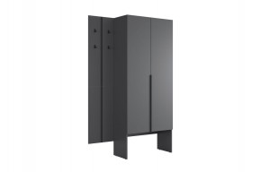 МЕРСИ Прихожая (модульная) графит в Тавде - tavda.mebel24.online | фото 6