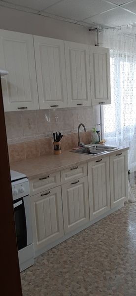 Модульная кухня Луксор серый-бирюза в Тавде - tavda.mebel24.online | фото 3