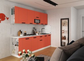 Модульная кухня Осло карбон манго в Тавде - tavda.mebel24.online | фото 1