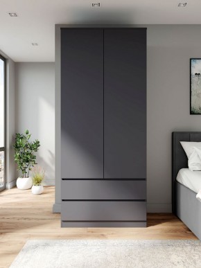 МОРИ МШ 900.2 Шкаф (графит) в Тавде - tavda.mebel24.online | фото 3