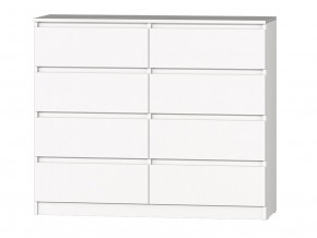 МС "Хилтон" Комод №3 1200 (8 ящ.) белый текстурный в Тавде - tavda.mebel24.online | фото 2