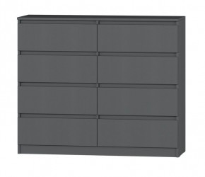 МС "Хилтон" Комод №3 1200 (8 ящ.) графит в Тавде - tavda.mebel24.online | фото 2