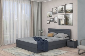 МС "Хилтон" Кровать 1,6 (графит) в Тавде - tavda.mebel24.online | фото