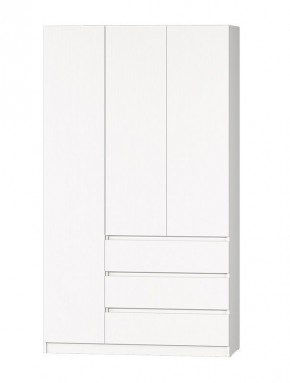МС "Хилтон" Шкаф №2 1200 (Белый текстурный) в Тавде - tavda.mebel24.online | фото 2