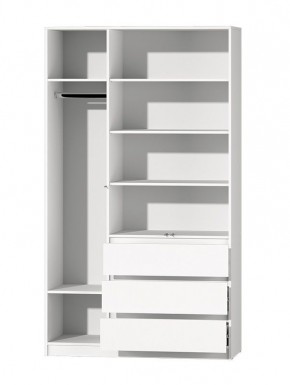 МС "Хилтон" Шкаф №2 1200 (Белый текстурный) в Тавде - tavda.mebel24.online | фото 3