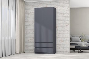 МС "Хилтон" Шкаф №3 900 (Графит) в Тавде - tavda.mebel24.online | фото