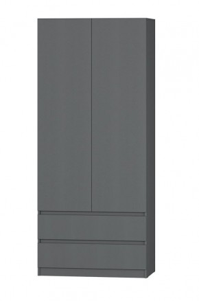 МС "Хилтон" Шкаф №3 900 (Графит) в Тавде - tavda.mebel24.online | фото 2