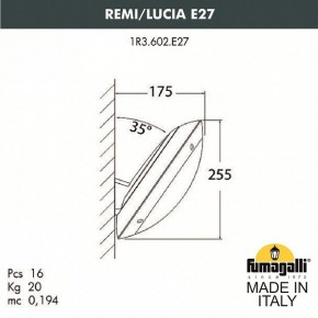 Накладной светильник Fumagalli Lucia 1R3.602.000.AYE27 в Тавде - tavda.mebel24.online | фото 2