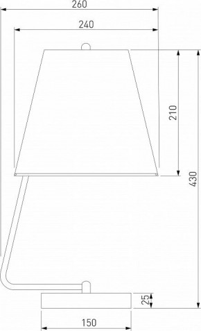 Настольная лампа декоративная Eurosvet Amaretto 01165/1 хром в Тавде - tavda.mebel24.online | фото 2