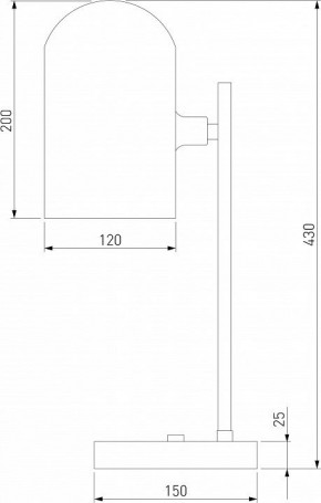 Настольная лампа декоративная Eurosvet Bambola 01164/1 латунь в Тавде - tavda.mebel24.online | фото 2