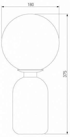 Настольная лампа декоративная Eurosvet Bubble 01197/1 белый в Тавде - tavda.mebel24.online | фото 2