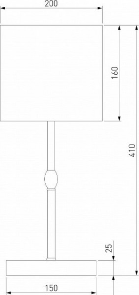 Настольная лампа декоративная Eurosvet Notturno 01162/1 латунь в Тавде - tavda.mebel24.online | фото 2