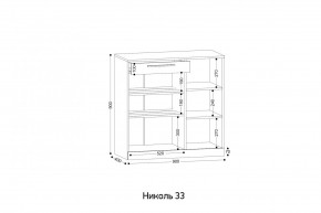 НИКОЛЬ 33 Тумба для обуви в Тавде - tavda.mebel24.online | фото 2