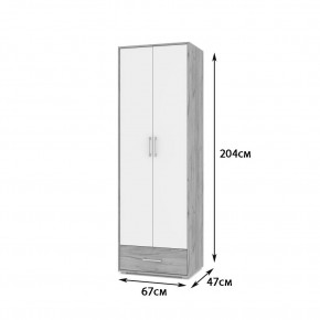 ОЛИВИЯ Детская (модульная) дуб серый/белый в Тавде - tavda.mebel24.online | фото 17