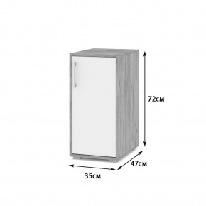 ОЛИВИЯ Детская (модульная) дуб серый/белый в Тавде - tavda.mebel24.online | фото 8