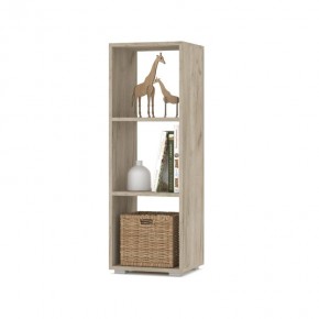 ОЛИВИЯ О53 Стеллаж (дуб крафт серый) в Тавде - tavda.mebel24.online | фото