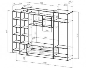 ОСКАР Гостиная (ЯШТ/ЯШС) в Тавде - tavda.mebel24.online | фото 2