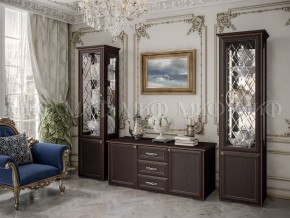 ПАРМА Гостиная Пенал стекло (Венге) в Тавде - tavda.mebel24.online | фото 3