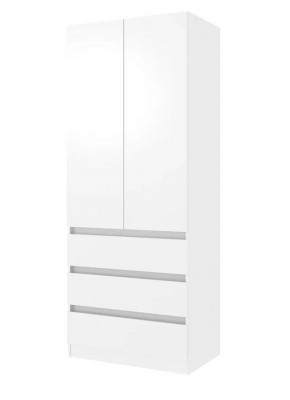ПАРУС Шкаф 2-х ств. 800 (белый) в Тавде - tavda.mebel24.online | фото