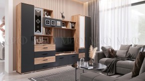 Пенал Белла (Сандал, Графит/Дуб крафт) в Тавде - tavda.mebel24.online | фото 5