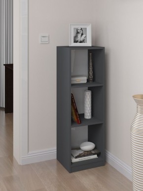 Пенал открытый мини Дублин (Графит) в Тавде - tavda.mebel24.online | фото 2