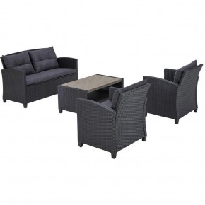 Плетеный комплект мебелис диваном AFM-804G Dark Grey в Тавде - tavda.mebel24.online | фото 3