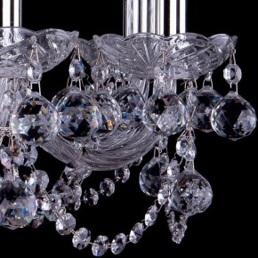 Подвесная люстра Bohemia Ivele Crystal 1402 1402/8/195/Ni/Balls в Тавде - tavda.mebel24.online | фото 3