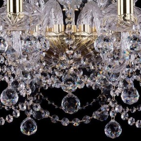 Подвесная люстра Bohemia Ivele Crystal 1411 1411/10+5/240/G/Balls в Тавде - tavda.mebel24.online | фото 3