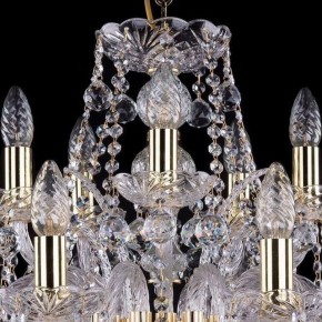 Подвесная люстра Bohemia Ivele Crystal 1411 1411/10+5/240/G/Balls в Тавде - tavda.mebel24.online | фото 4