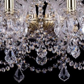 Подвесная люстра Bohemia Ivele Crystal 1411 1411/10+5/240/G/Leafs в Тавде - tavda.mebel24.online | фото 3