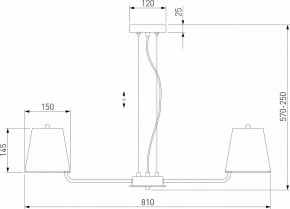 Подвесная люстра Eurosvet Amaretto 60155/8 хром в Тавде - tavda.mebel24.online | фото 5