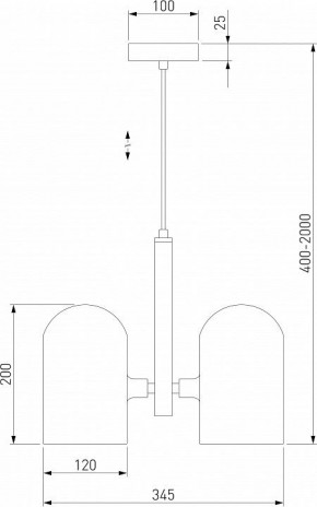 Подвесная люстра Eurosvet Bambola 50357/3 латунь в Тавде - tavda.mebel24.online | фото 4