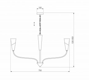 Подвесная люстра Eurosvet Rhyton 60167/6 никель в Тавде - tavda.mebel24.online | фото 5