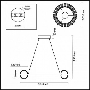 Подвесная люстра Odeon Light Mirage 5030/128L в Тавде - tavda.mebel24.online | фото 5