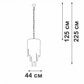 Подвесная люстра Vitaluce V5885 V5885-9/7 в Тавде - tavda.mebel24.online | фото 3