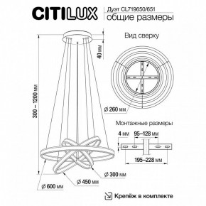 Подвесной светильник Citilux Дуэт CL719650 в Тавде - tavda.mebel24.online | фото 9