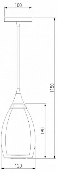 Подвесной светильник Eurosvet Cosmic 50085/1 золото в Тавде - tavda.mebel24.online | фото 5