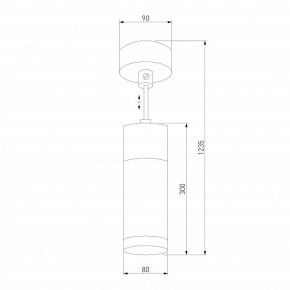 Подвесной светильник Eurosvet Double Topper 50135/1 LED хром/черный в Тавде - tavda.mebel24.online | фото 4